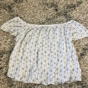 White, off the shoulder top